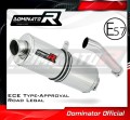 escape silenciador DOMINATOR homologado oval compatible con la motocicleta Yamaha FZS FAZER 600 1998  2003
