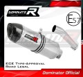 escape silenciador DOMINATOR homologado HP1 compatible con la motocicleta Yamaha FZS FAZER 600 1998  2003