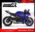 exhaust muffler DOMINATOR homologated road legal GP BLACK fits to Yamaha YZF R1 1000 RN32 2015  2016 3