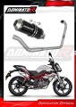 sistema de escape completo con silenciador DOMINATOR Full System OV G2 negro compatible con la motocicleta Benelli BN 125 2018  2023