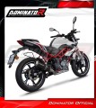 sistema de escape completo con silenciador DOMINATOR Full System OV G2 negro compatible con la motocicleta Benelli BN 125 2018  2023 3
