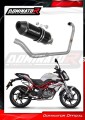 sistema de escape completo con silenciador DOMINATOR Full System HP3 negro compatible con la motocicleta Benelli BN 125 2018  2023
