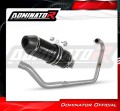 sistema de escape completo con silenciador DOMINATOR Full System HP3 negro compatible con la motocicleta Benelli BN 125 2018  2023 2