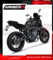 sistema de escape completo con silenciador DOMINATOR Full System HP8 titanio compatible con la motocicleta Yamaha MT 07 2021  2024 3
