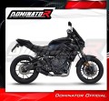 complete exhaust system with muffler DOMINATOR Full System HP8 BLACK fits to Yamaha MT 07 2021  2024 4