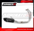complete exhaust system with muffler DOMINATOR Full System HP8 BLACK fits to Yamaha Tracer 7 / GT 2020  2024