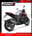 sistema de escape completo con silenciador DOMINATOR Full System HP1 compatible con la motocicleta Kawasaki Z1000 2010  2013 3