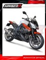 complete exhaust system with muffler DOMINATOR Full System HP1 fits to Kawasaki Z1000 2010  2013 5
