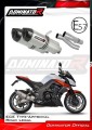 escape silenciador DOMINATOR homologado HP1 compatible con la motocicleta Kawasaki Z1000 2010  2013 3