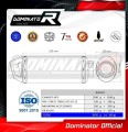 escape silenciador DOMINATOR HP3 compatible con la motocicleta Triumph STREET TRIPLE 675 2007  2012 2