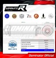 escape silenciador DOMINATOR redondo compatible con la motocicleta Suzuki SV 650 N 1999  2002 2
