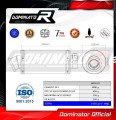 escape silenciador DOMINATOR GP1 compatible con la motocicleta Suzuki XF 650 Freewind 1997  2003 2