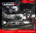 complete exhaust system with muffler DOMINATOR Full System GP fits to Honda CB 650 R 2019  2023 4