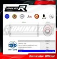 YZF 1000 R THUNDERACE EXHAUST Yamaha Muffler Auspuff Sportauspuff Silencer Echappement Silencieux Scarico Scarichi Escape Wydech Tłumik OVAL 1996 - 2003 DOMINATOR 1