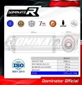 escape silenciador DOMINATOR oval compatible con la motocicleta Piaggio X10 125 2012  2016 4