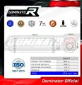 sistema de escape completo con silenciador DOMINATOR Full System titanio HP7 compatible con la motocicleta Benelli TRK 502 X 2022  2023 6