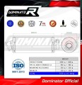 exhaust muffler DOMINATOR ROUND fits to Suzuki DL 1000 VStrom 2002  2012 2