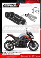escape silenciador DOMINATOR homologado HP1 negro compatible con la motocicleta Kawasaki Z1000 2010  2013