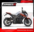exhaust muffler DOMINATOR homologated road legal HP1 BLACK fits to Kawasaki Z1000 2010  2013 4