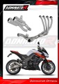 sistema de escape completo con silenciador DOMINATOR Full System GPS compatible con la motocicleta Kawasaki Z1000 2014  2016