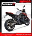 sistema de escape completo con silenciador DOMINATOR Full System GPS compatible con la motocicleta Kawasaki Z1000 2014  2016 3