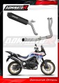 complete exhaust system with muffler DOMINATOR Full System MX2 BLACK fits the motorcycle Honda XL 750 TRANSALP 2023