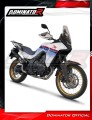 complete exhaust system with muffler DOMINATOR Full System MX2 BLACK fits to Honda XL 750 TRANSALP 2023  5
