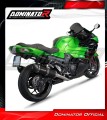 escape silenciador DOMINATOR HP5 negro compatible con la motocicleta KAWASAKI ZZR 1400 2012  2023 3