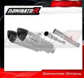 escape silenciador DOMINATOR titanio HP5 compatible con la motocicleta KAWASAKI ZZR 1400 2012  2023 2