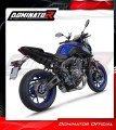 complete exhaust system with muffler DOMINATOR Full System titanium HP8 fits to Yamaha MT 07 2014  2020 3