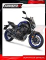 sistema de escape completo con silenciador DOMINATOR Full System titanio HP8 compatible con la motocicleta Yamaha MT 07 2014  2020 5