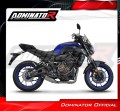 sistema de escape completo con silenciador DOMINATOR Full System titanio HP8 compatible con la motocicleta Yamaha MT 07 TRACER 2016  2019 4