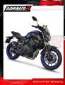 sistema de escape completo con silenciador DOMINATOR Full System HP8 negro compatible con la motocicleta Yamaha MT 07 TRACER 2016  2019 5