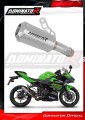 exhaust muffler DOMINATOR GPS fits the motorcycle Kawasaki NINJA 400 2018   2023