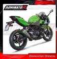 exhaust muffler DOMINATOR GPS fits the motorcycle Kawasaki NINJA 400 2018   2023 3