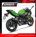 kompletny układ wydechowy z tłumikiem DOMINATOR Full System HP8 CZARNY pasujący do motocykla Kawasaki NINJA 400 2018 - 2022 3