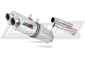exhaust muffler DOMINATOR oval fits the motorcycle Aprilia RSV 1000 R 2004   2009 3