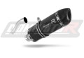 exhaust muffler DOMINATOR HP1 BLACK fits the motorcycle Aprilia RS 125 1999   2005 2