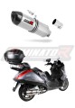 escape silenciador DOMINATOR HP1 compatible con la motocicleta Aprilia Atlantic 500 Sprint  5