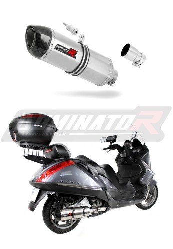escape silenciador DOMINATOR HP1 compatible con la motocicleta Aprilia Atlantic 500 Sprint  5