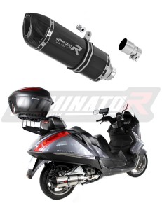 Aprilia Atlantic 500 Sprint Silenciador Escape HP1 NEGRO + dB killer medium