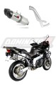 escape silenciador DOMINATOR HP1 compatible con la motocicleta Aprilia ETV 1000 Caponord 2001  2004 5