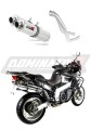 escape silenciador DOMINATOR redondo compatible con la motocicleta Aprilia ETV 1000 Caponord 2001  2004 5