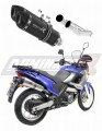 escape silenciador DOMINATOR HP1 negro compatible con la motocicleta Aprilia Pegaso 650 1997  2000 3