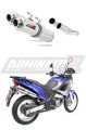 escape silenciador DOMINATOR redondo compatible con la motocicleta Aprilia Pegaso 650 2001  2004 5