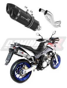 Aprilia Pegaso 650 Strada 2007 - 2010 Silenciador Escape HP1 NEGRO + dB killer medium