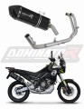 Aprilia Tuareg 660 2021 - 2022 EXHAUST Collector Manifold Full System Muffler Auspuff Sportauspuff Silencer Echappement Silencieux Scarico Scarichi Escape Wydech Tłumik HP7 BLACK Dominator Exhaust System x