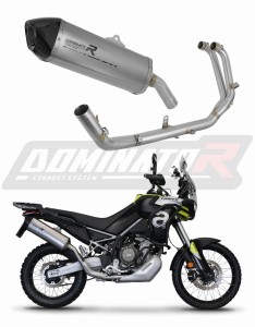 Aprilia Tuareg 660 2021 - 2023 Sistema de escape Colector Silenciador Titanio HP7 + dB killer medium