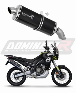 Aprilia Tuareg 660 2021 - 2023 Silenciador Escape P7 NEGRO + dB killer medium