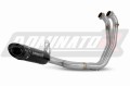 sistema de escape completo con silenciador DOMINATOR Full System HP8 negro compatible con la motocicleta Aprilia Tuono 660 2021  2024 3
